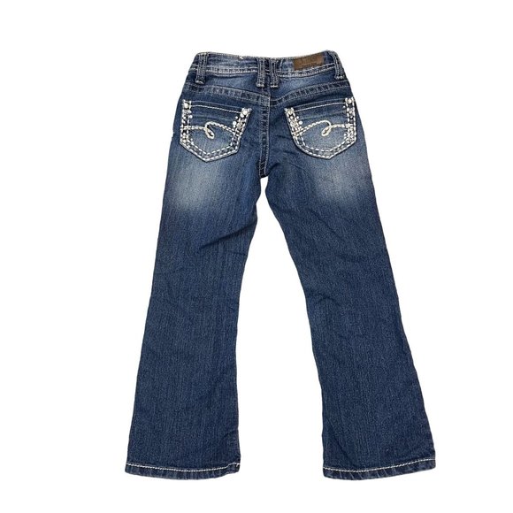 Justice Simply Low Bootcut Girls Jeans Size 6R - Picture 2 of 12